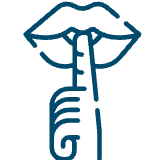Silent and fragrance-free icon